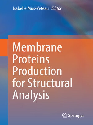cover image of Membrane Proteins Production for Structural Analysis